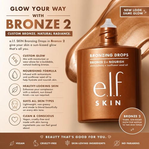 Elf skin bronzing - elf, bronzo